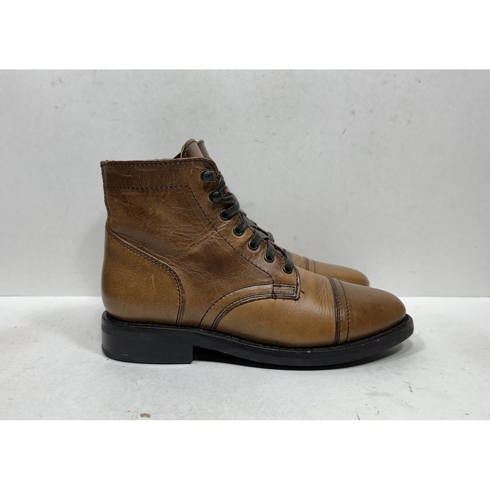 Thursday Boot Company Women's Size 8 Captain Brown Leather Lace Up Boots